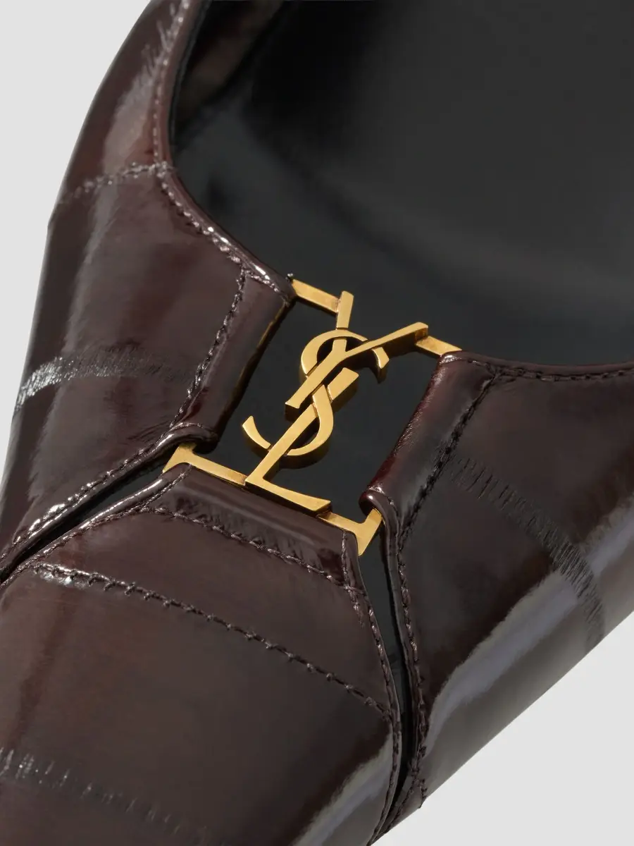 Saint Laurent Women's Babylone Breteuil Slingback Pumps | Thumbnail 4