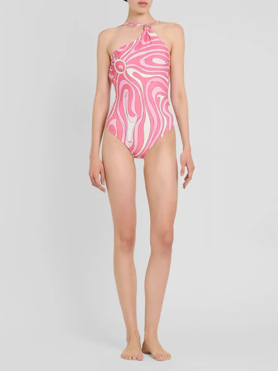 PUCCI Women's One-Shoulder Printed One-Piece Swimsuit | Thumbnail 2