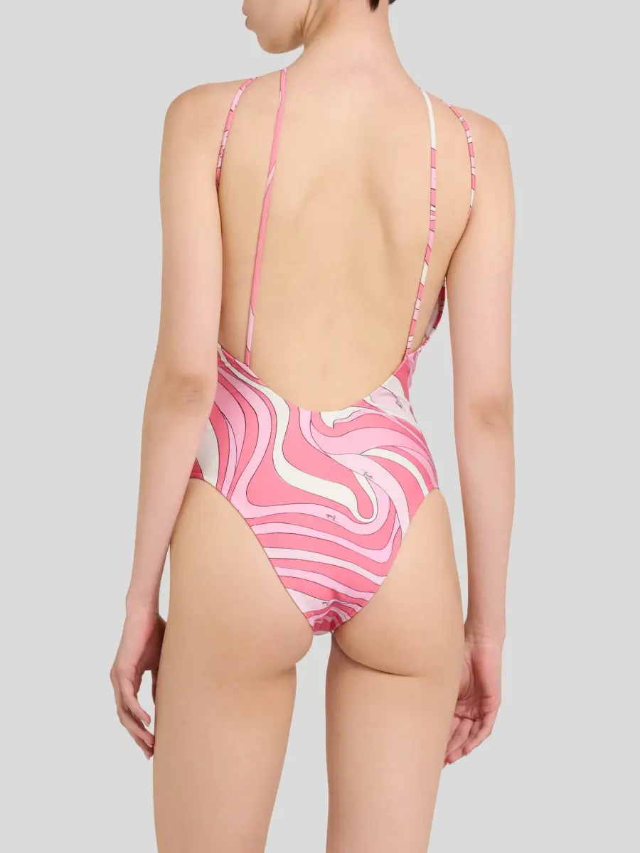 PUCCI Women's One-Shoulder Printed One-Piece Swimsuit | Thumbnail 3