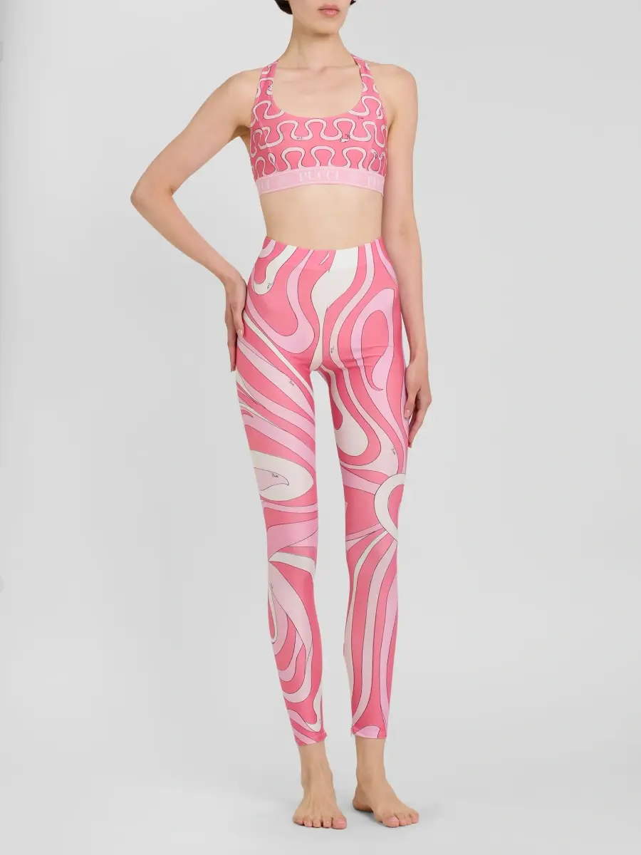 PUCCI Women's Printed Logo Sports Bra | Thumbnail 2 PUCCI Women's Printed Logo Sports Bra | Thumbnail 2