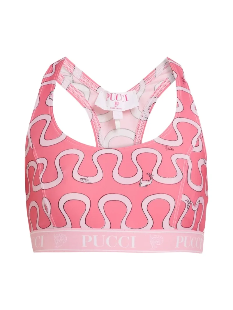 Women's Printed Logo Sports Bra Women's Printed Logo Sports Bra