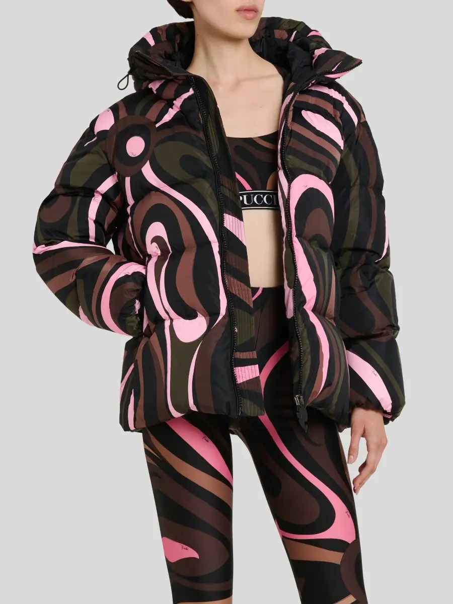 PUCCI Women's Printed Down Jacket | Thumbnail 4