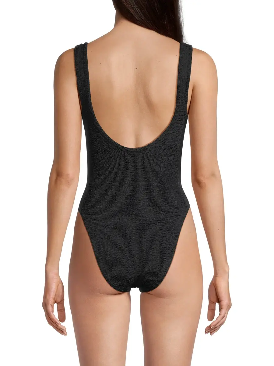 Hunza G Women's Celine Circle-Insert One-Piece Swimsuit | Thumbnail 5