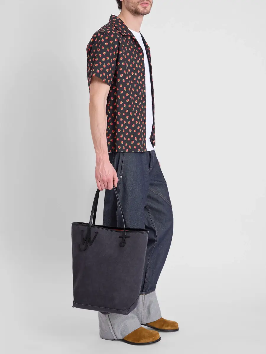 JW Anderson Men's North South Large Canvas Tote Bag | Thumbnail 2