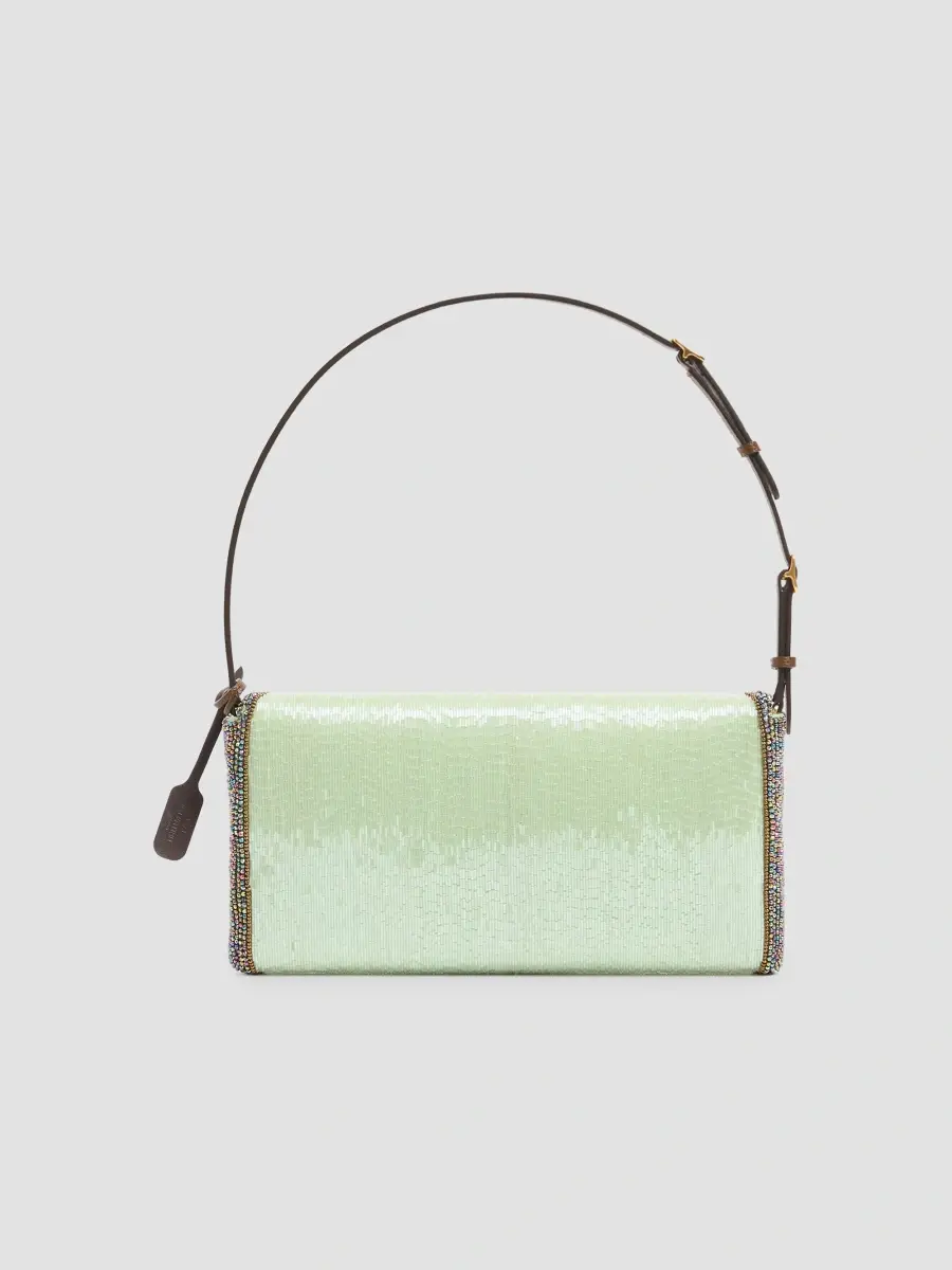 Valentino Women's DeVain Small Embroidered Shoulder Bag | Thumbnail 2 Valentino Women's DeVain Small Embroidered Shoulder Bag | Thumbnail 2