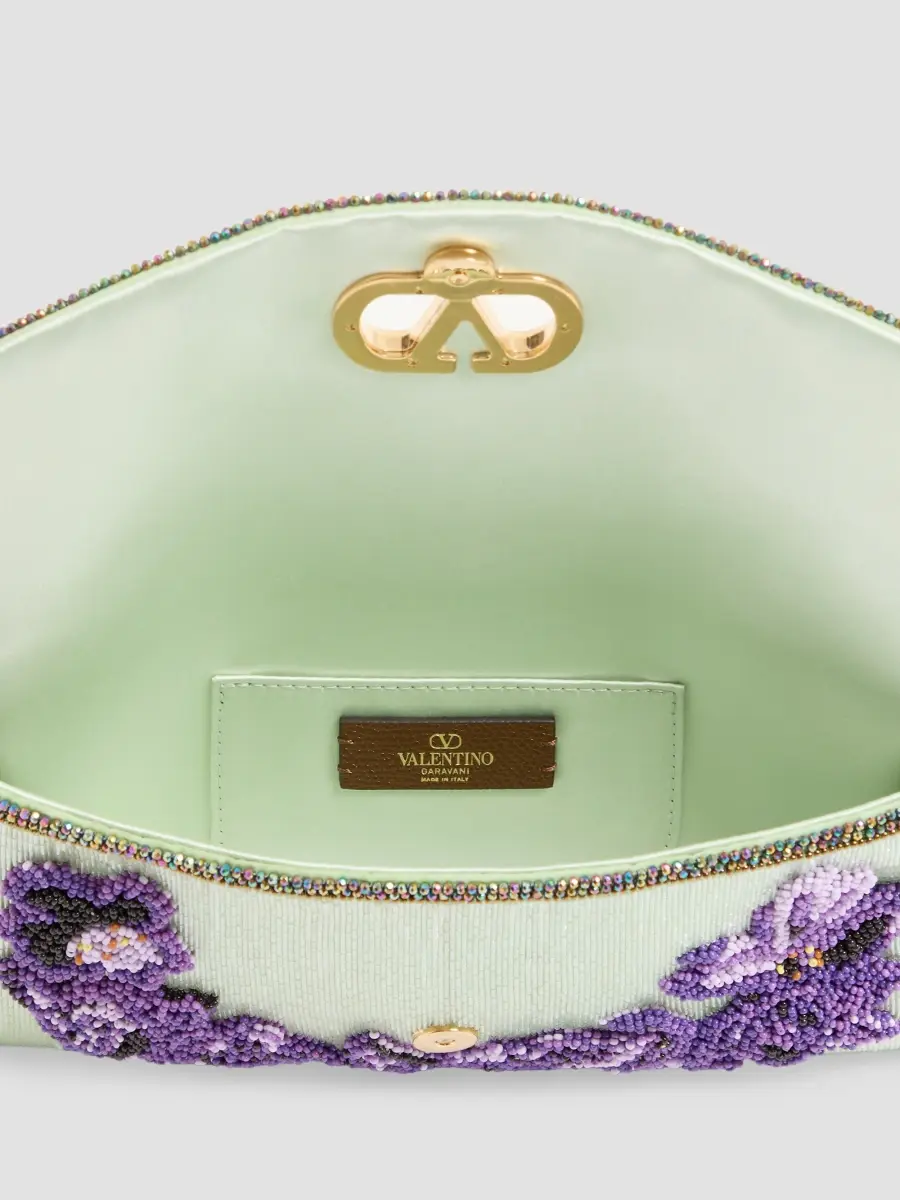 Valentino Women's DeVain Small Embroidered Shoulder Bag | Thumbnail 5 Valentino Women's DeVain Small Embroidered Shoulder Bag | Thumbnail 5