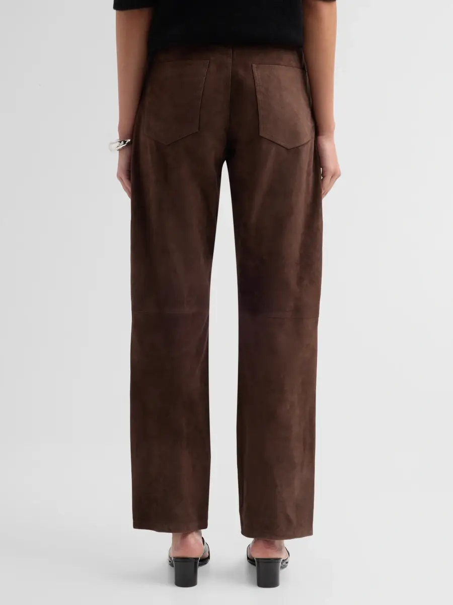 ARMA Women's Jean Suede Straight-Leg Pants | Thumbnail 3 ARMA Women's Jean Suede Straight-Leg Pants | Thumbnail 3