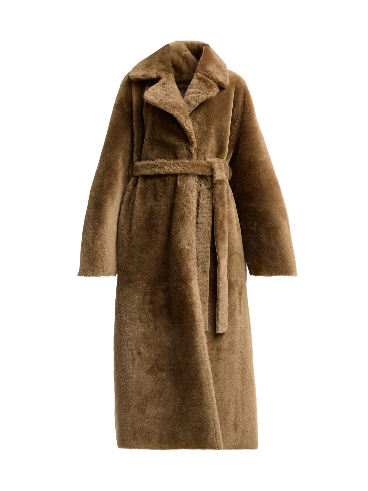 Women's Rien Reversible Shearling-Leather Longline Coat