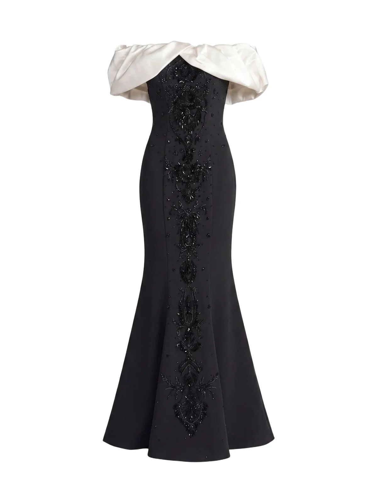 Mac Duggal Women's Embellished Crêpe Off-the-Shoulder A-Line Gown