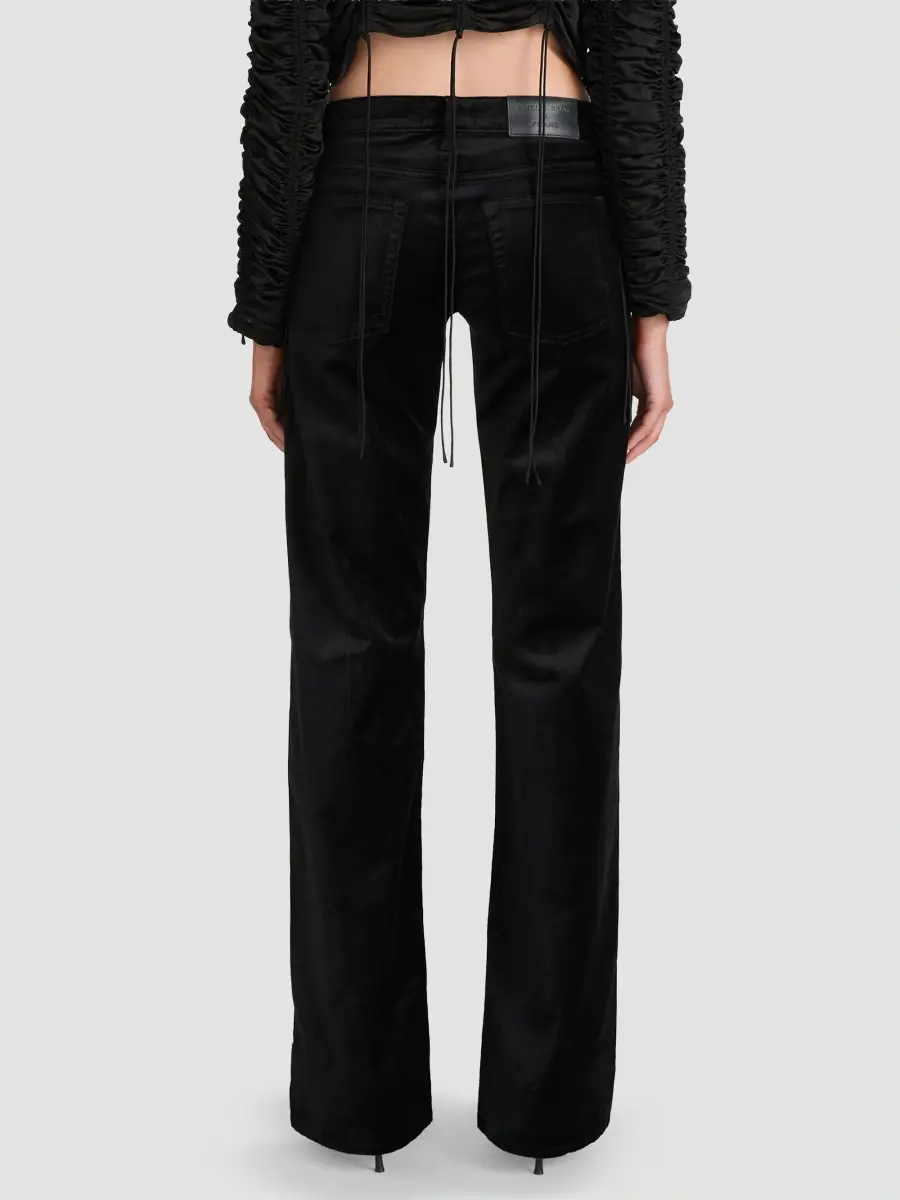 Frame Women's The Velvet Gray Wide-Leg Jeans | Thumbnail 3 Frame Women's The Velvet Gray Wide-Leg Jeans | Thumbnail 3