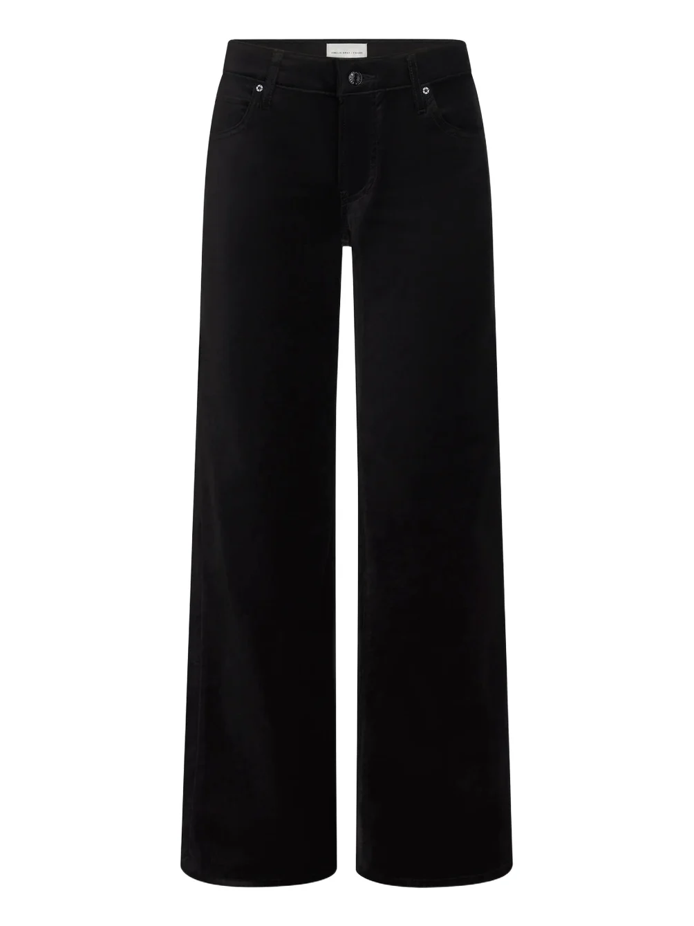 Frame Women's The Velvet Gray Wide-Leg Jeans