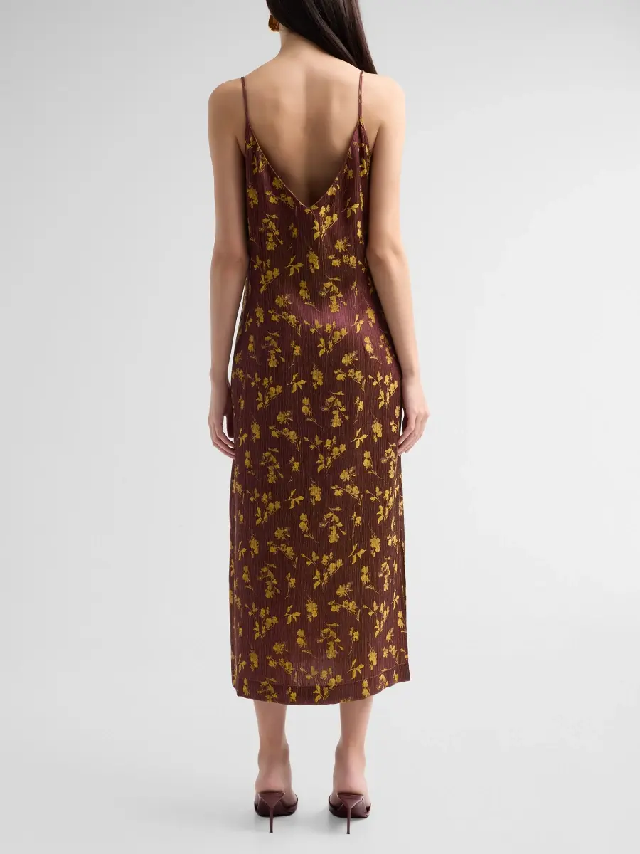 Dries Van Noten Women's Delor Floral Midi Slipdress | Thumbnail 3