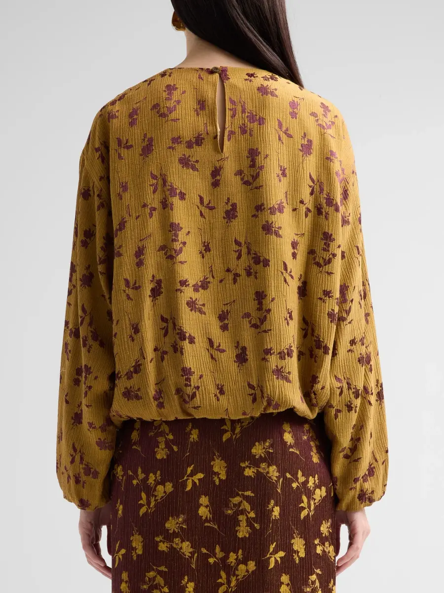 Dries Van Noten Women's Floral Textured Blouse | Thumbnail 3 Dries Van Noten Women's Floral Textured Blouse | Thumbnail 3