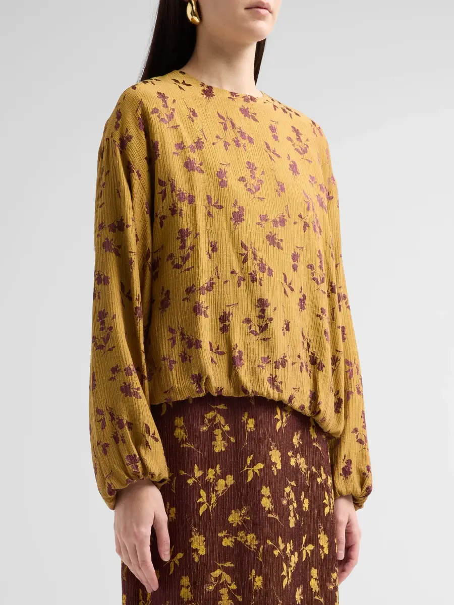 Dries Van Noten Women's Floral Textured Blouse | Thumbnail 4 Dries Van Noten Women's Floral Textured Blouse | Thumbnail 4