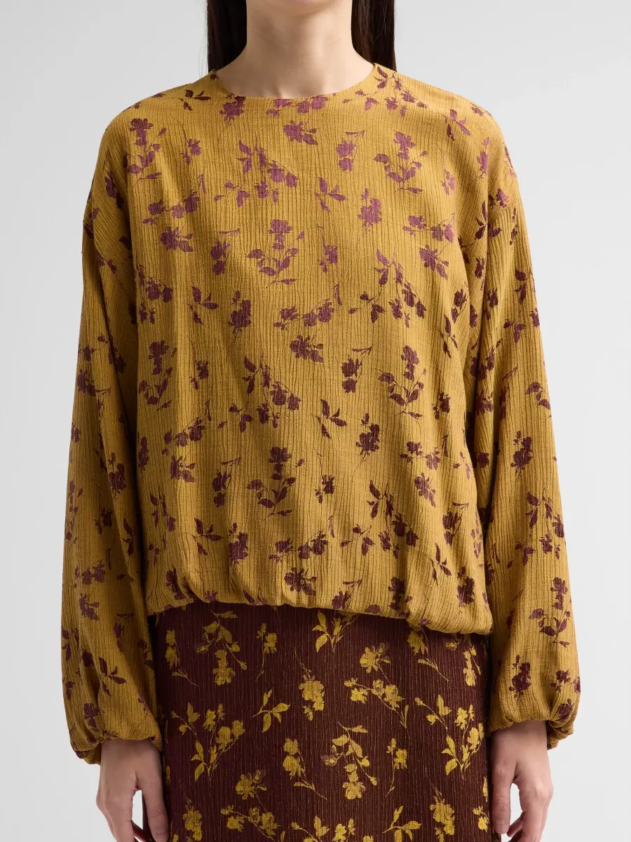 Dries Van Noten Women's Floral Textured Blouse | Thumbnail 5 Dries Van Noten Women's Floral Textured Blouse | Thumbnail 5