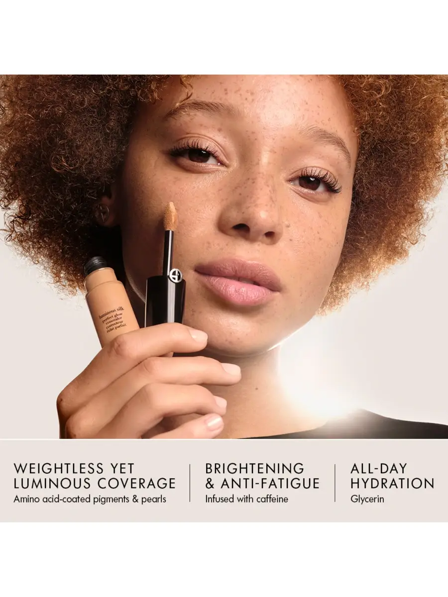 Armani Beauty Women's Luminous Silk Hydrating & Brightening Concealer - 8.75 Tan To Deep Golden | Thumbnail 7