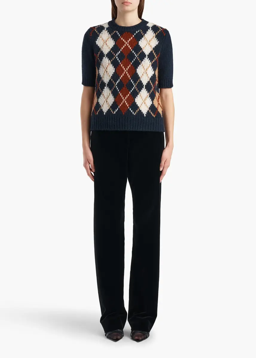 Khaite Lisa Sweater In Navy Multi | Thumbnail 2 Khaite Lisa Sweater In Navy Multi | Thumbnail 2