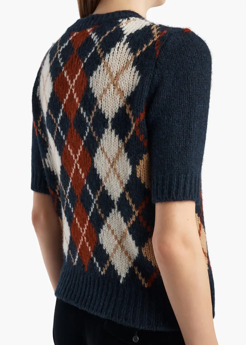 Khaite Lisa Sweater In Navy Multi | Thumbnail 6 Khaite Lisa Sweater In Navy Multi | Thumbnail 6
