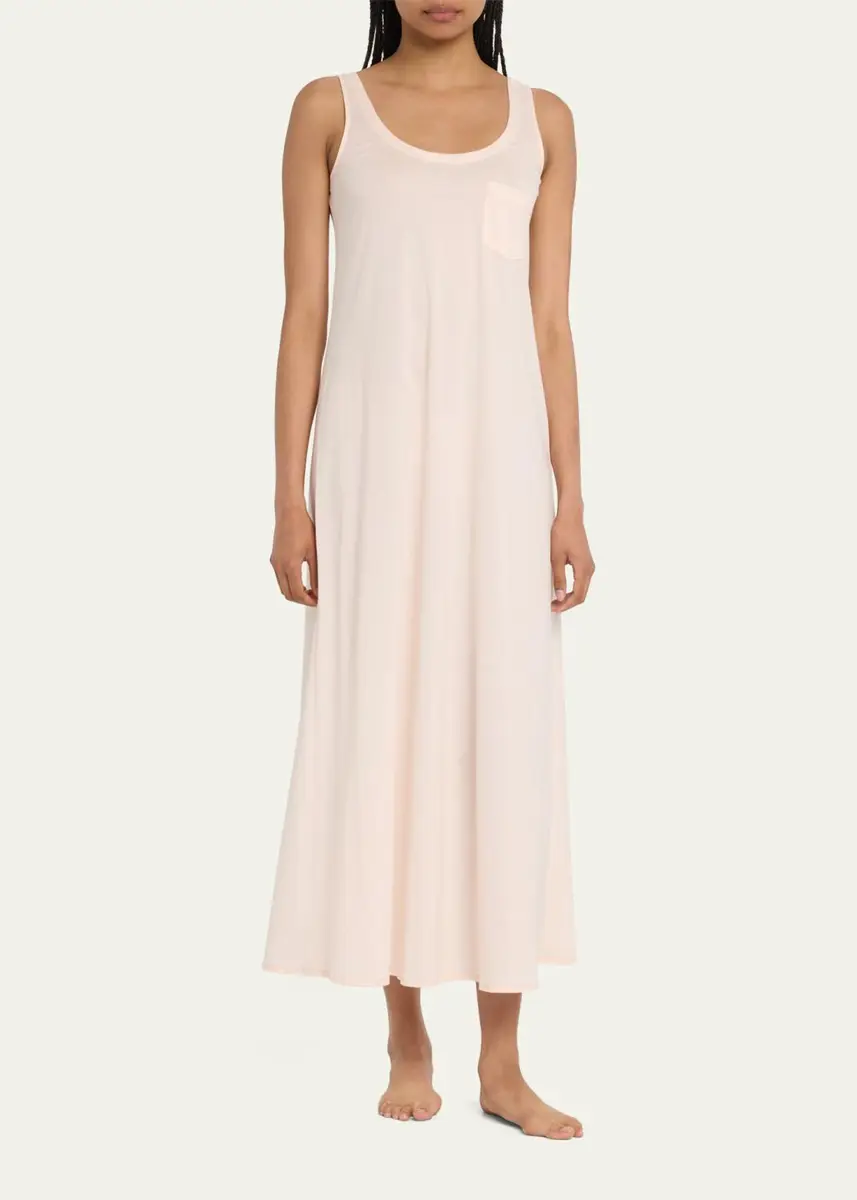Hanro Cotton Deluxe Long Tank Gown | Thumbnail 2