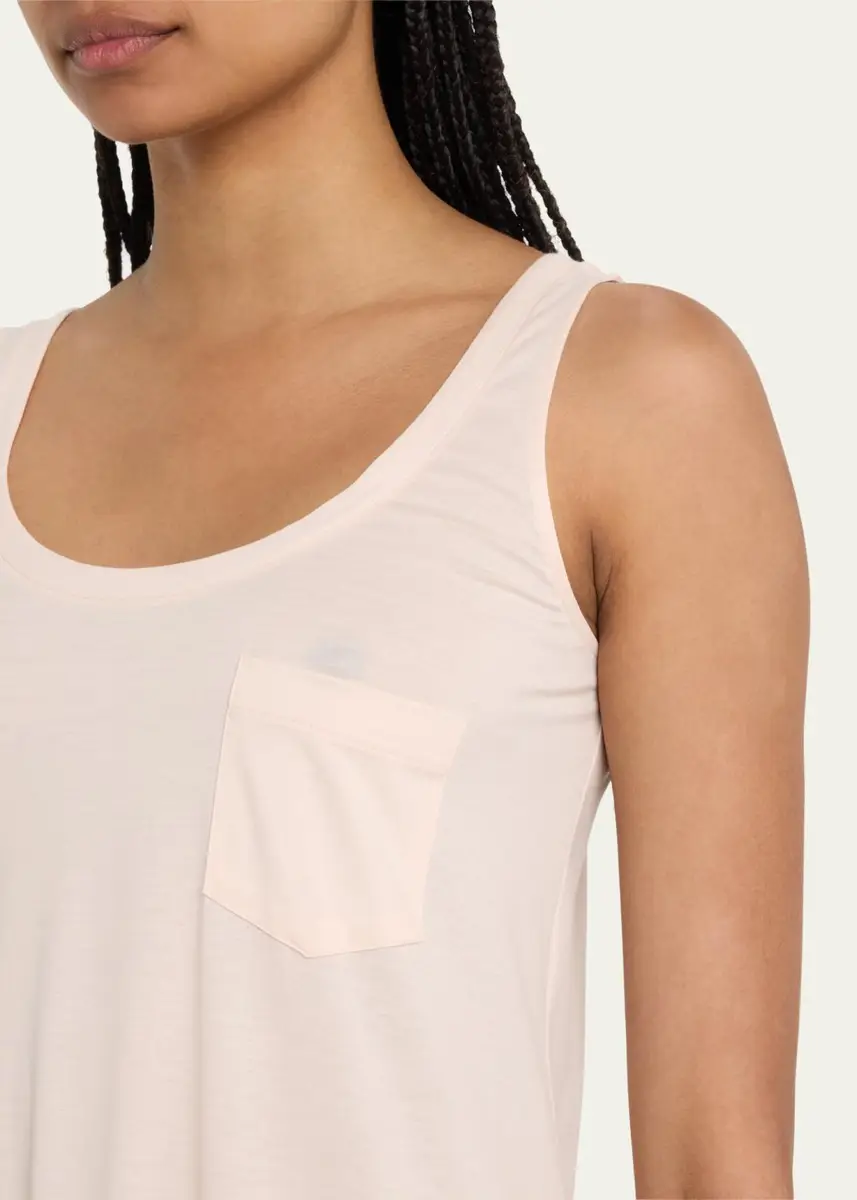 Hanro Cotton Deluxe Long Tank Gown | Thumbnail 4