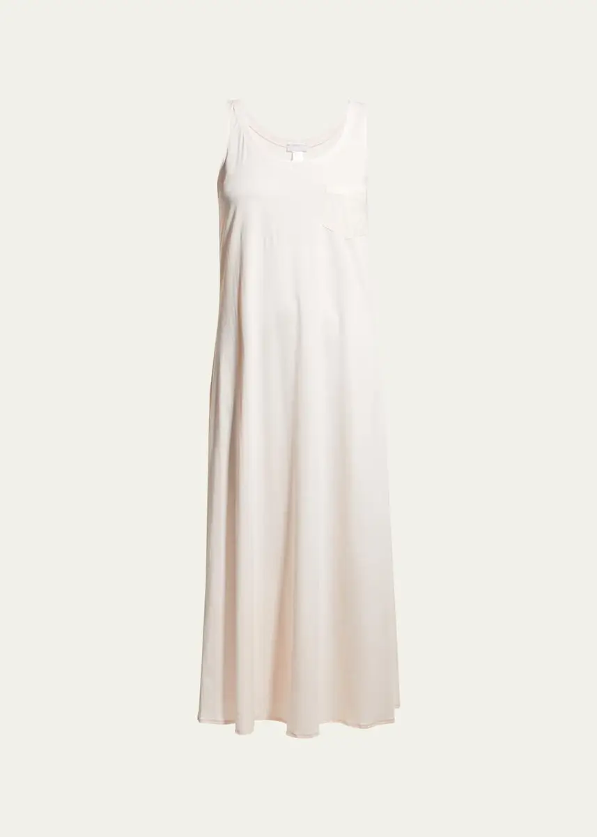 Hanro Cotton Deluxe Long Tank Gown | Thumbnail 5