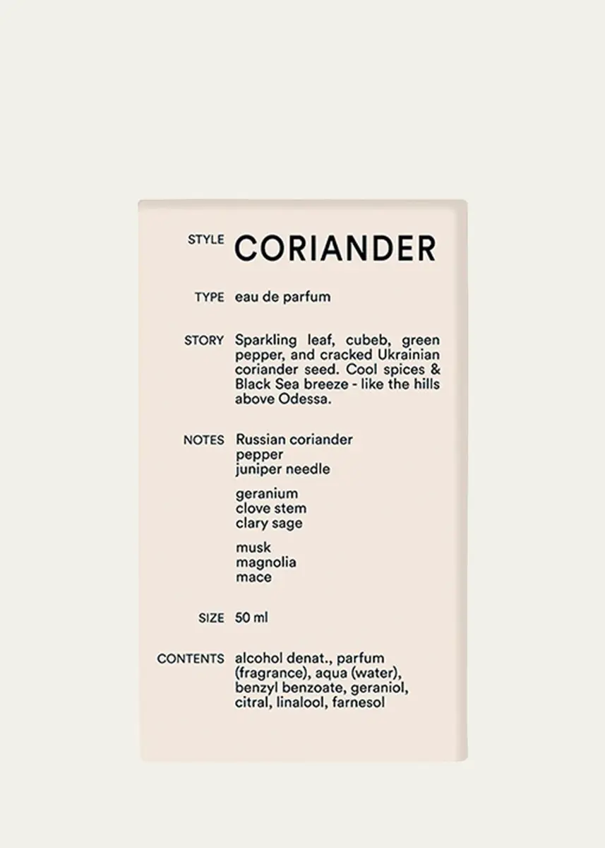 D.S. & Durga 1.7 oz. Coriander Eau de Parfum | Thumbnail 2 D.S. & Durga 1.7 oz. Coriander Eau de Parfum | Thumbnail 2