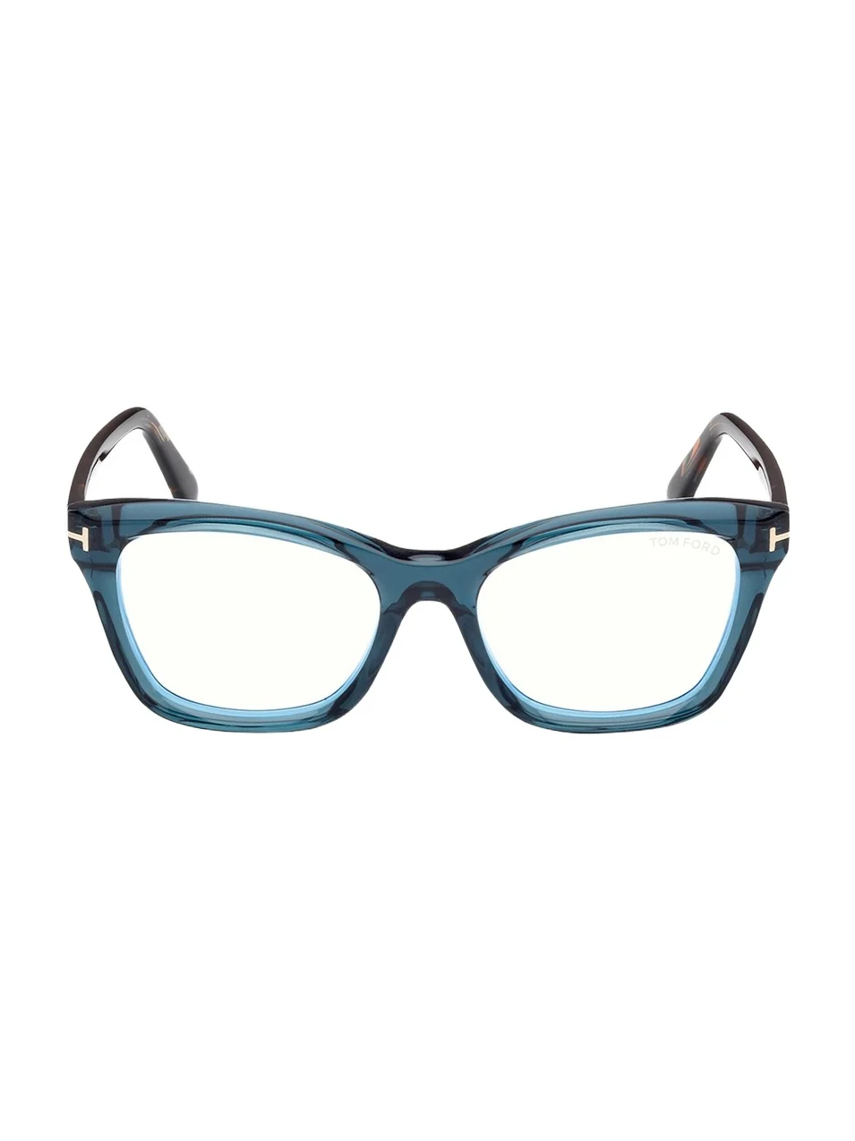 Tom Ford Blue Filtering Acetate Cat-Eye Glasses