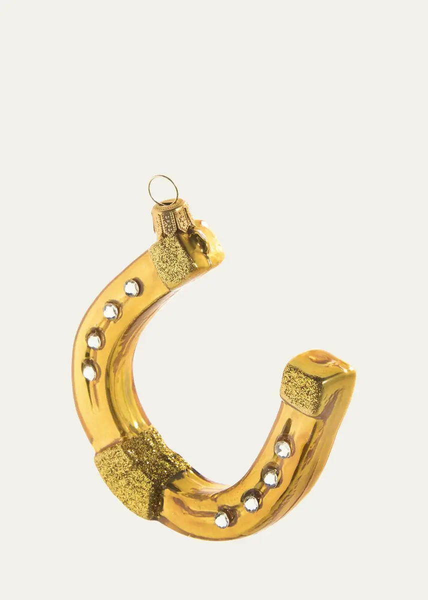 Bergdorf Goodman Horse Shoe Christmas Ornament | Thumbnail 2 Bergdorf Goodman Horse Shoe Christmas Ornament | Thumbnail 2