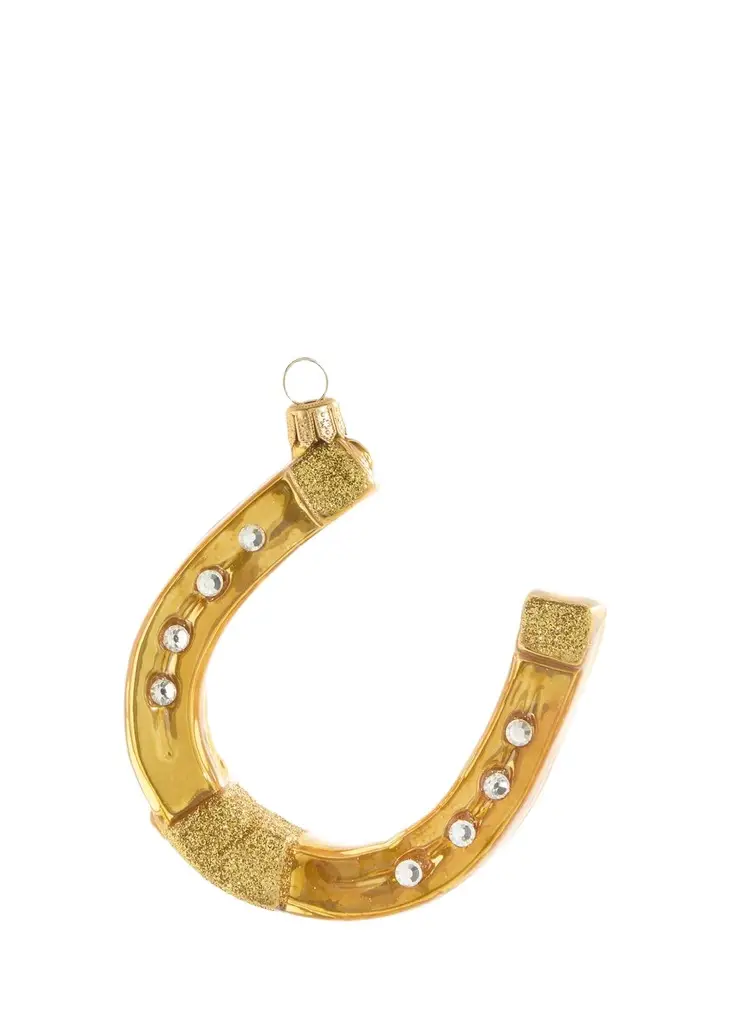 Bergdorf Goodman Horse Shoe Christmas Ornament