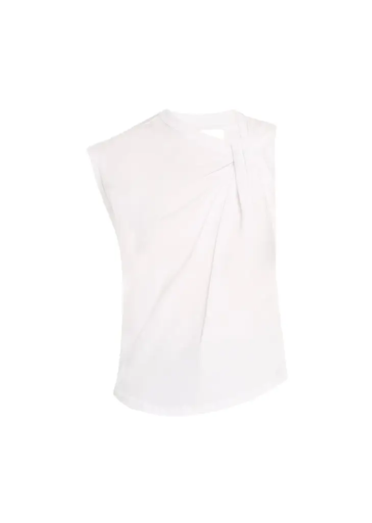 Nayda Twisted Cap-Sleeve T-Shirt