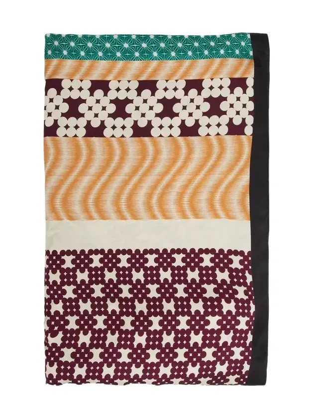 Dries Van Noten Men's Flora Printed Viscose Scarf