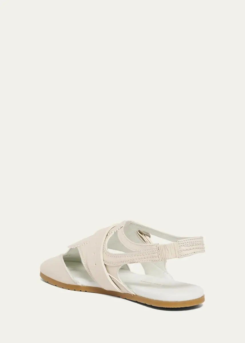 Dries Van Noten Cutout Leather Flats | Thumbnail 2 Dries Van Noten Cutout Leather Flats | Thumbnail 2