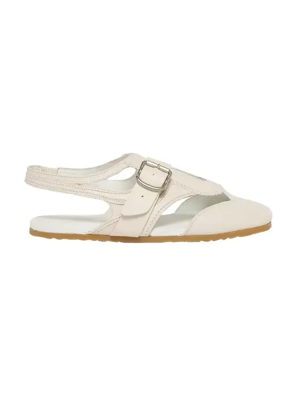 Dries Van Noten Cutout Leather Flats
