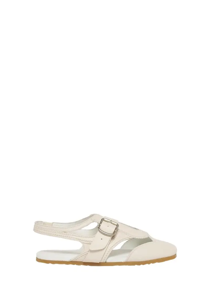 Dries Van Noten Cutout Leather Flats