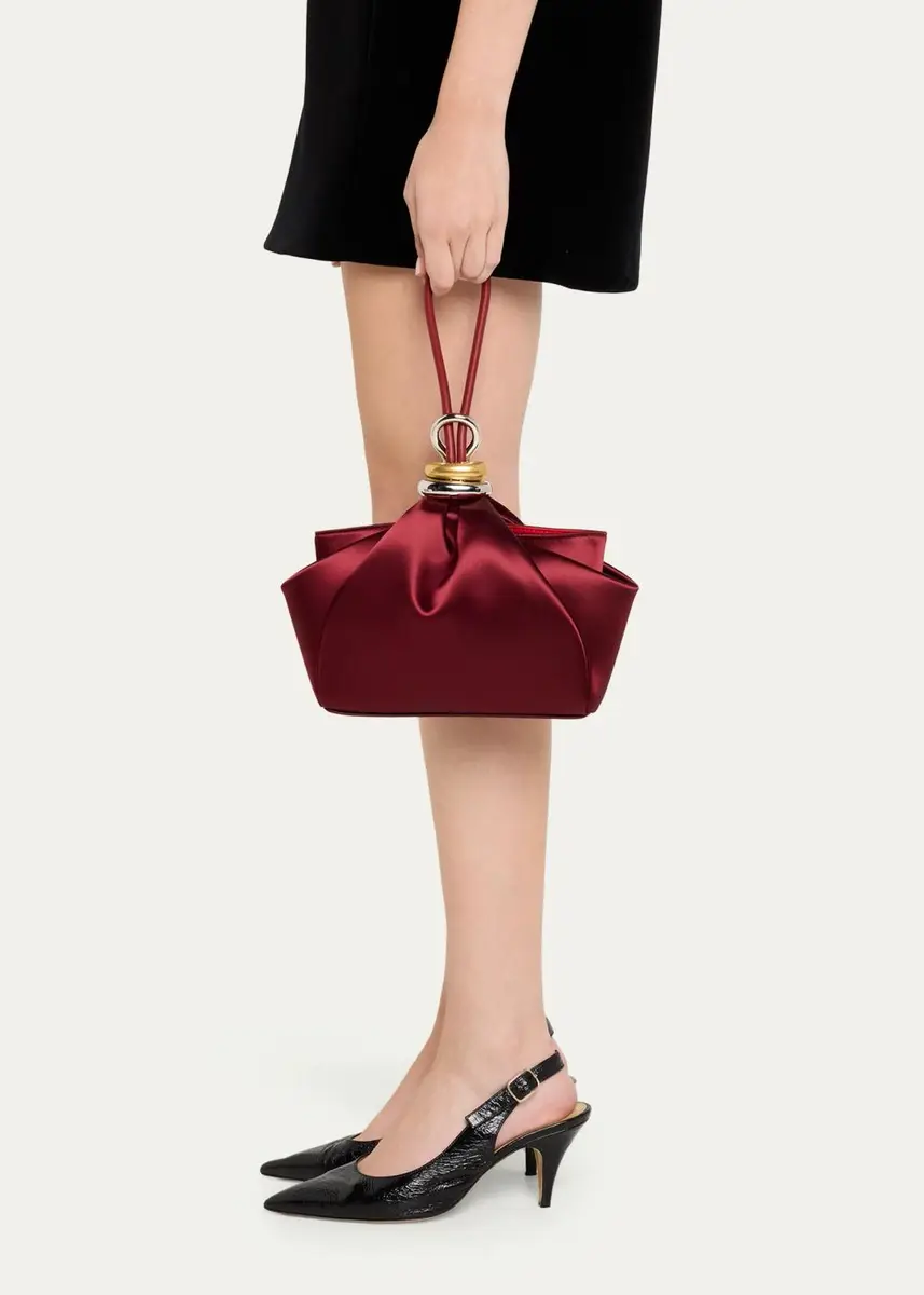 Christian Louboutin Sabrina Small Satin Wristlet Bag | Thumbnail 2 Christian Louboutin Sabrina Small Satin Wristlet Bag | Thumbnail 2