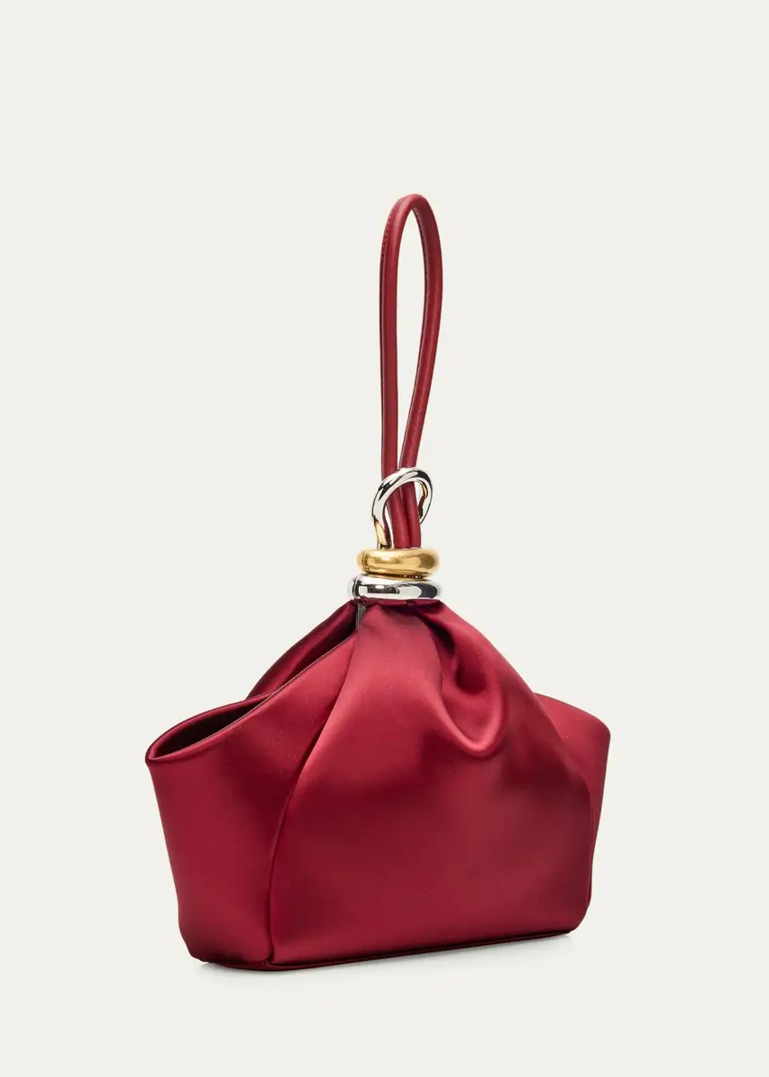 Christian Louboutin Sabrina Small Satin Wristlet Bag | Thumbnail 3 Christian Louboutin Sabrina Small Satin Wristlet Bag | Thumbnail 3