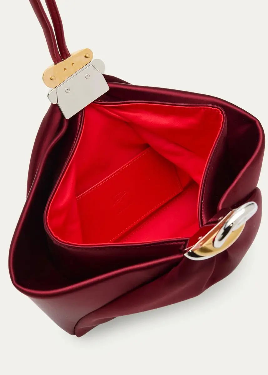 Christian Louboutin Sabrina Small Satin Wristlet Bag | Thumbnail 4 Christian Louboutin Sabrina Small Satin Wristlet Bag | Thumbnail 4