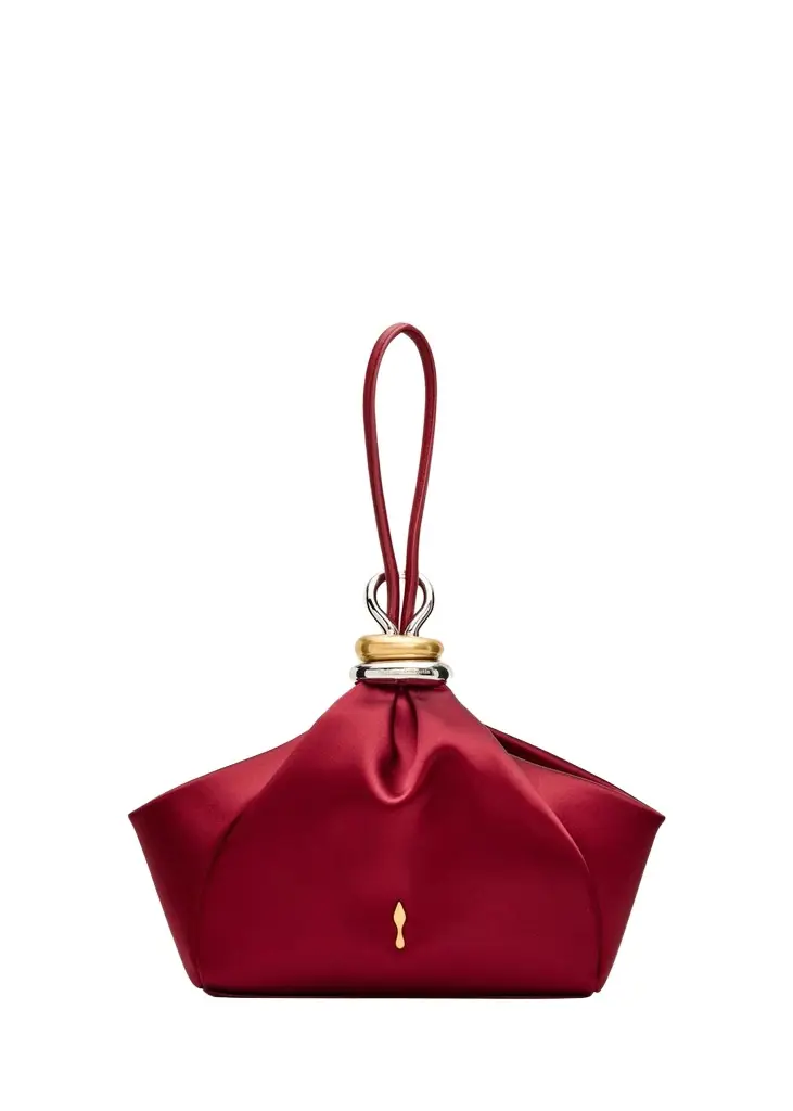 Sabrina Small Satin Wristlet Bag Sabrina Small Satin Wristlet Bag