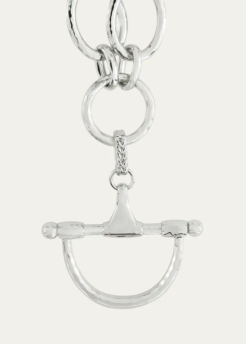 Anabel Aram Jewelry Cheval Medium Bit Pendant, Silver | Thumbnail 2 Anabel Aram Jewelry Cheval Medium Bit Pendant, Silver | Thumbnail 2