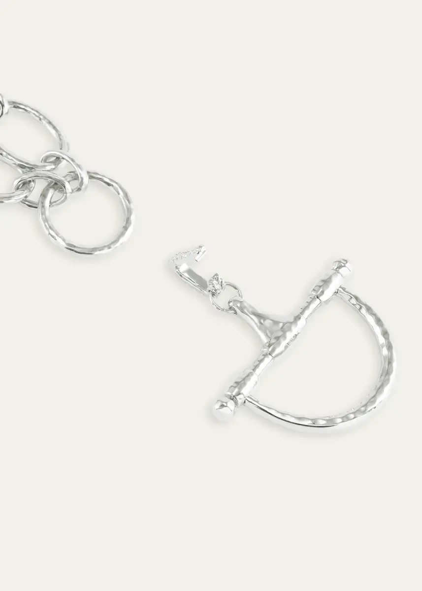 Anabel Aram Jewelry Cheval Medium Bit Pendant, Silver | Thumbnail 3 Anabel Aram Jewelry Cheval Medium Bit Pendant, Silver | Thumbnail 3