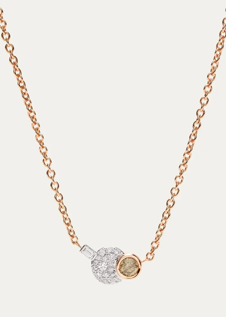 Pomellato Sabbia 18K Brown and White Diamond Pendant Necklace | Thumbnail 2 Pomellato Sabbia 18K Brown and White Diamond Pendant Necklace | Thumbnail 2