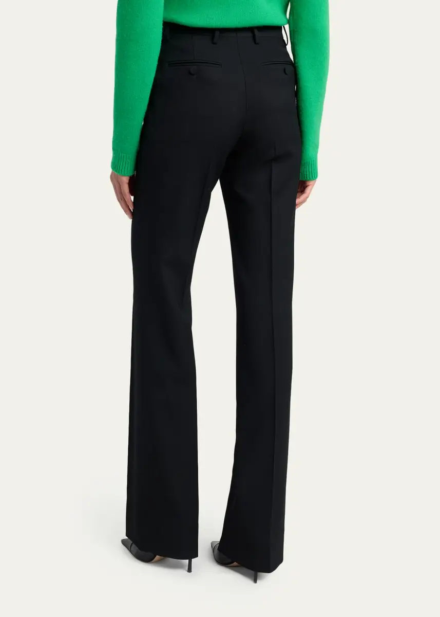 Tom Ford Mid-Rise Wool Bootcut Trousers | Thumbnail 3