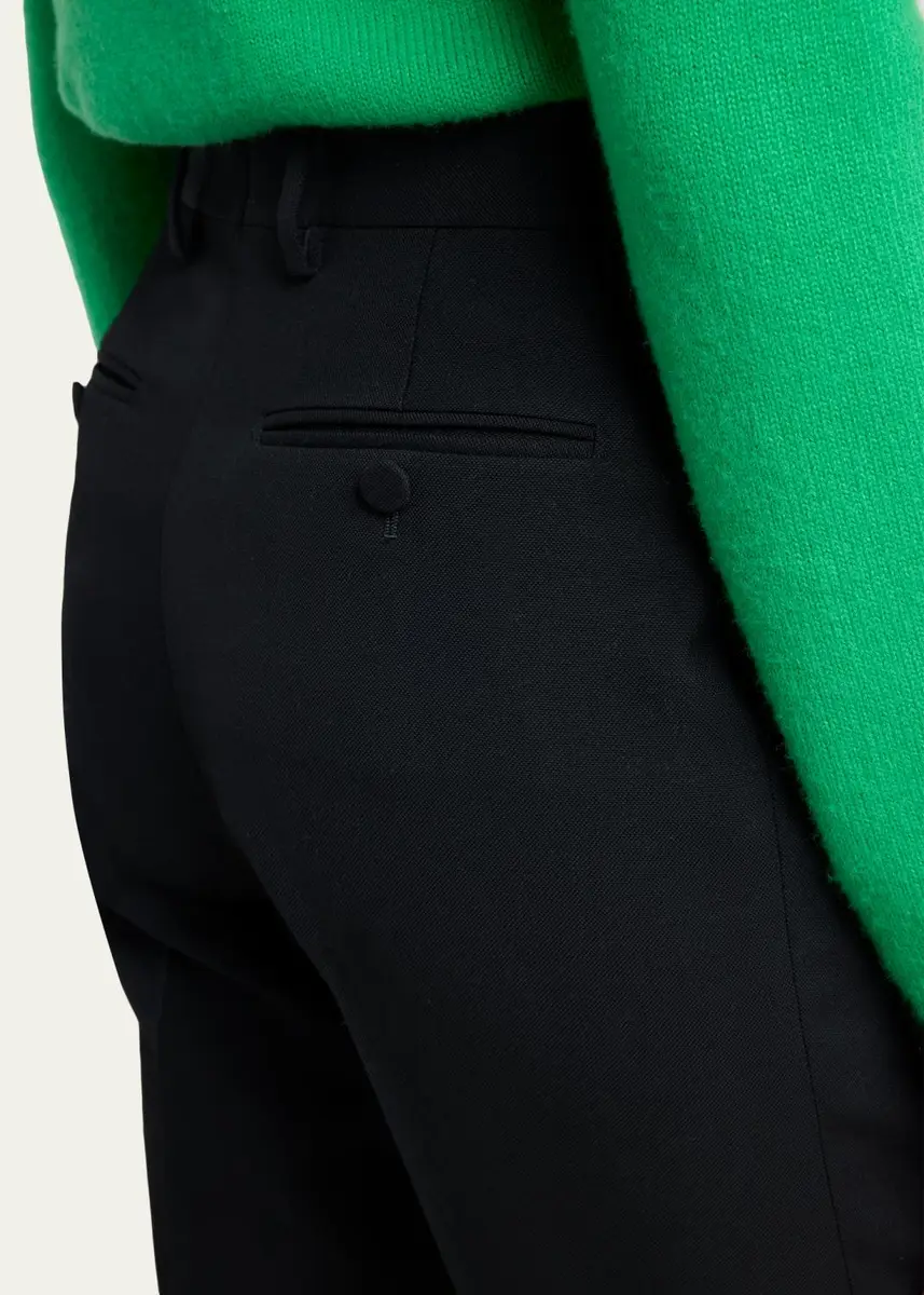Tom Ford Mid-Rise Wool Bootcut Trousers | Thumbnail 5