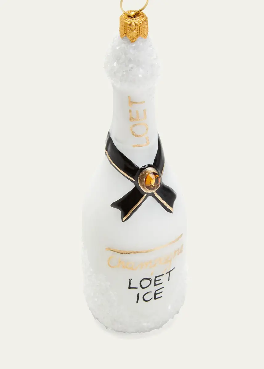 Bergdorf Goodman Champagne Bottle Christmas Ornament | Thumbnail 2 Bergdorf Goodman Champagne Bottle Christmas Ornament | Thumbnail 2