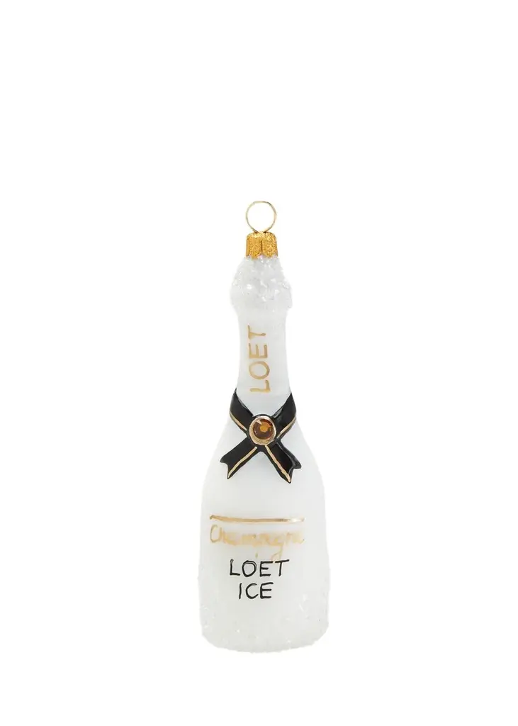 Champagne Bottle Christmas Ornament Champagne Bottle Christmas Ornament
