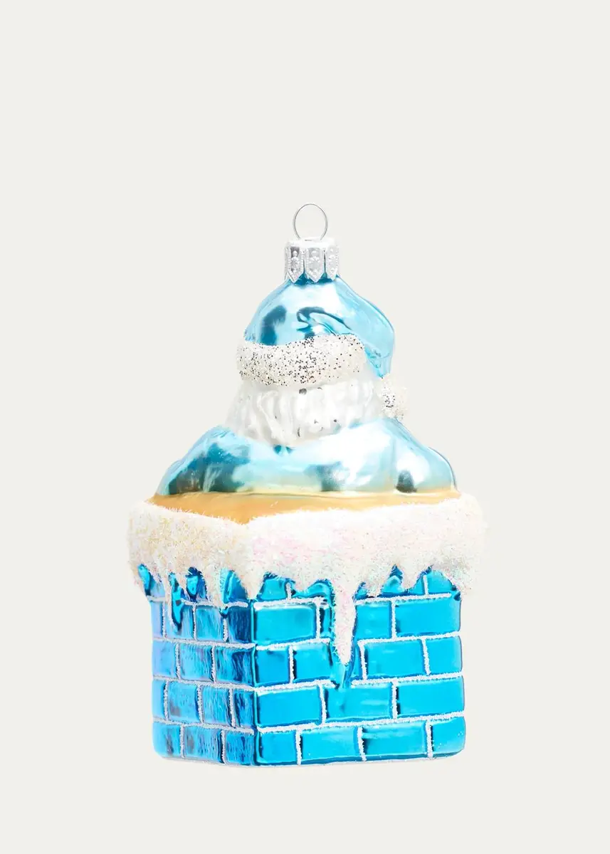 Hanco Santa on Chimney Christmas Ornament | Thumbnail 2
