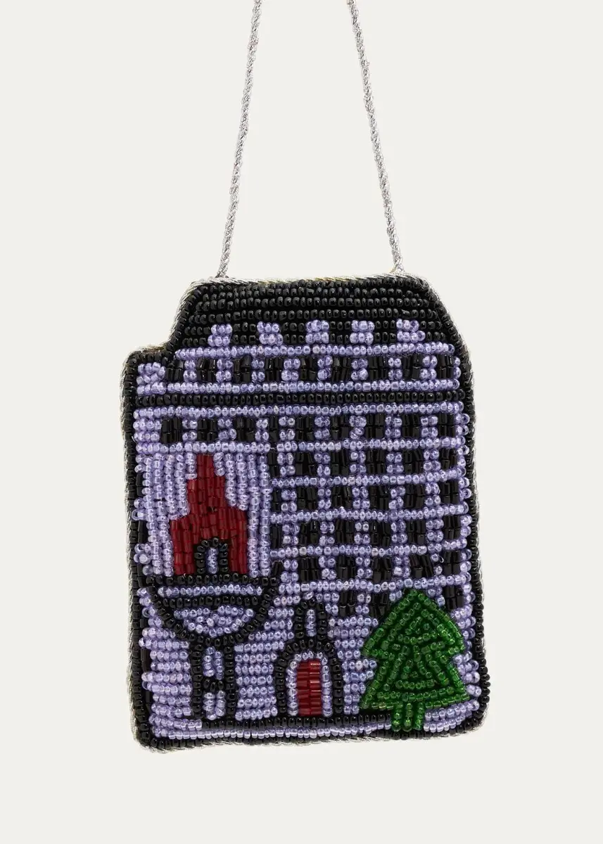 Sudha Pennathur Beaded Building Ornament | Thumbnail 2 Sudha Pennathur Beaded Building Ornament | Thumbnail 2