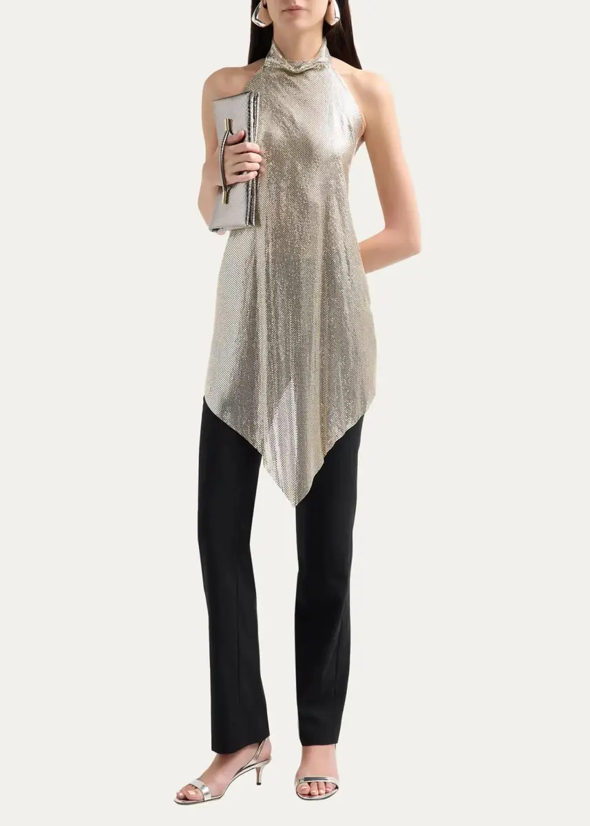 Stella McCartney Chainmail Halterneck Top | Thumbnail 2 Stella McCartney Chainmail Halterneck Top | Thumbnail 2
