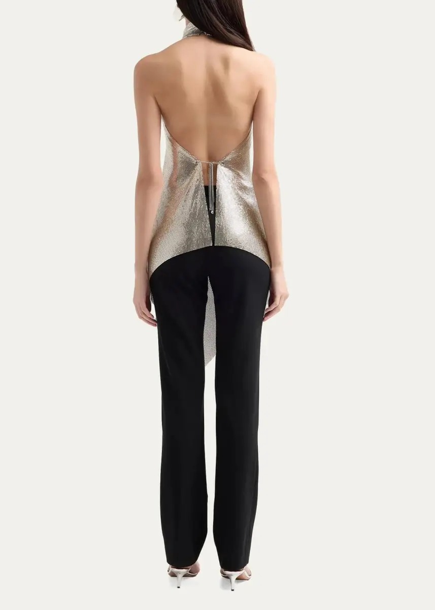 Stella McCartney Chainmail Halterneck Top | Thumbnail 3 Stella McCartney Chainmail Halterneck Top | Thumbnail 3