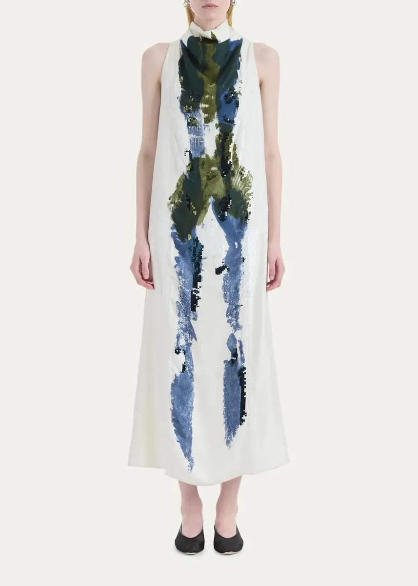 Altuzarra Noori Printed Silk Maxi Dress | Thumbnail 4 Altuzarra Noori Printed Silk Maxi Dress | Thumbnail 4